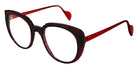 NaoNed® Tevenn Eyeglasses - 2626-B Translcuent purple pink / Red