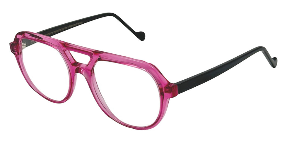 NaoNed® Zenith Eyeglasses - 2625 Transluscent pink / Dark grey