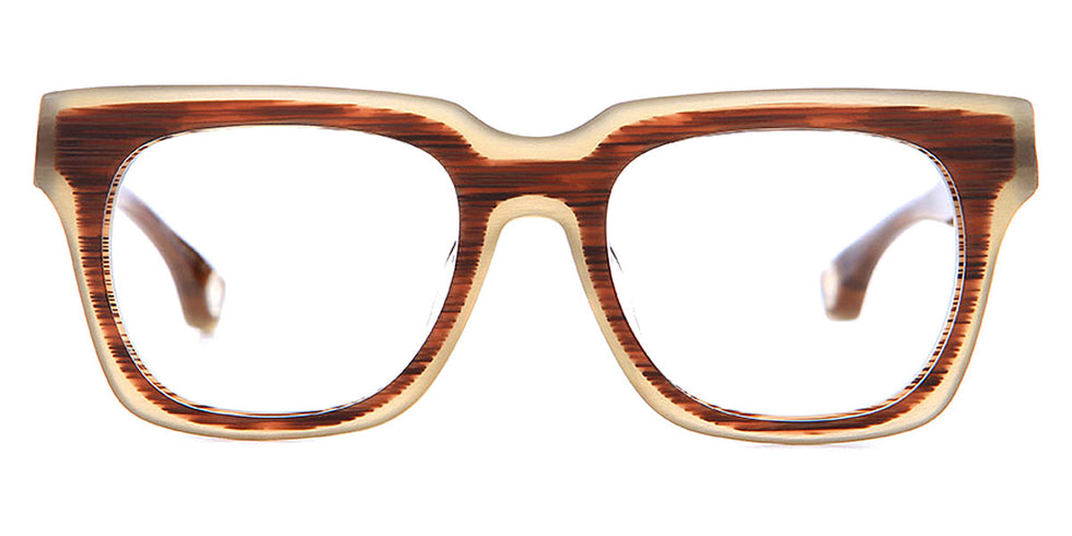 Blake Kuwahara® NASH BLK NASH CHESTNUT 53 - CHESTNUT Eyeglasses