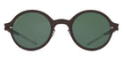Mykita® NESTOR MYK NESTOR Dark Brown / Polarized Pro Green 15 47 - Dark Brown / Polarized Pro Green 15 Sunglasses