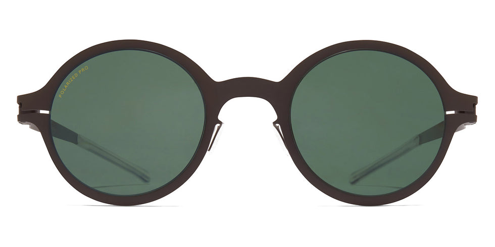 Mykita® NESTOR MYK NESTOR Dark Brown / Polarized Pro Green 15 47 - Dark Brown / Polarized Pro Green 15 Sunglasses