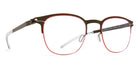 Mykita® NEVILLE MYK NEVILLE Camougreen/Tangerine 48 - Camougreen/Tangerine Eyeglasses