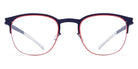Mykita® NEVILLE MYK NEVILLE Navy/Rusty Red 48 - Navy/Rusty Red Eyeglasses
