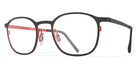 Blackfin® NEWPORT BLF NEWPORT 601 47 - Black/Red Eyeglasses