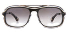 Blake Kuwahara® NIEMEYER BLK NIEMEYER BLACK HORN 56 - BLACK HORN Sunglasses