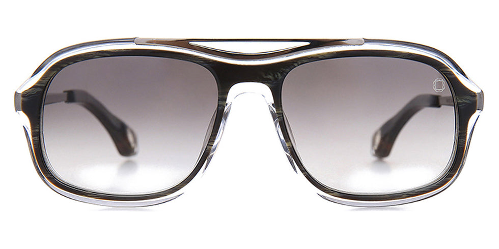 Blake Kuwahara® NIEMEYER BLK NIEMEYER BLACK HORN 56 - BLACK HORN Sunglasses