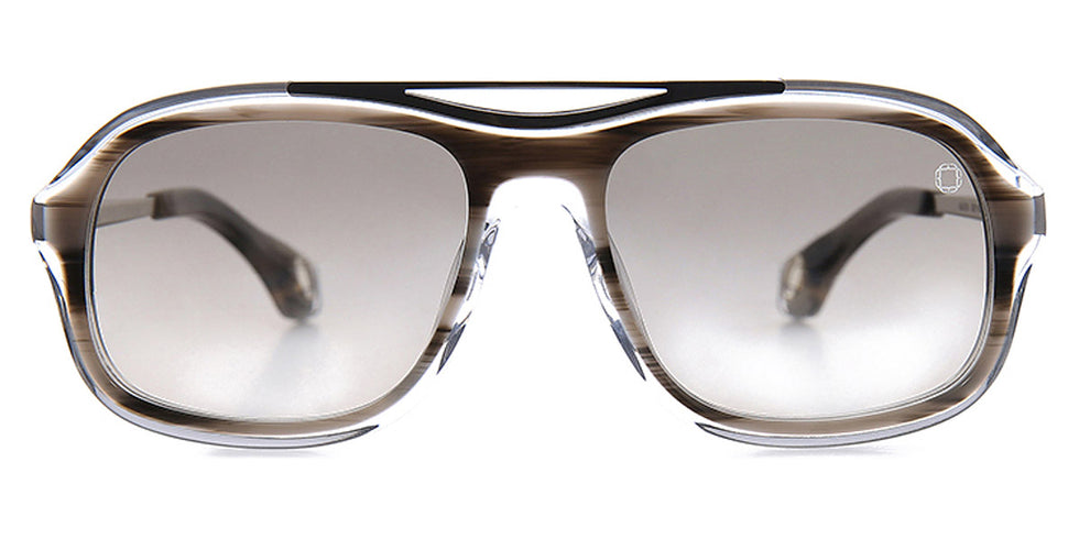 Blake Kuwahara® NIEMEYER BLK NIEMEYER GREY HORN 56 - GREY HORN Sunglasses