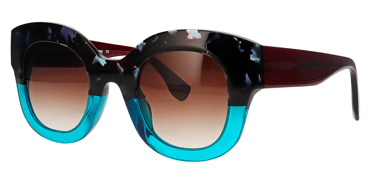 Face a Face Women\'s HALOS 2 BLUE OPALE TORTOISE Sunglasses (NEW) Oversized Square Tortoise Sunglasses | Anne Klein main image 3