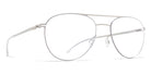 Mykita® NIKEN MYK NIKEN Shiny Silver 52 - Shiny Silver Eyeglasses