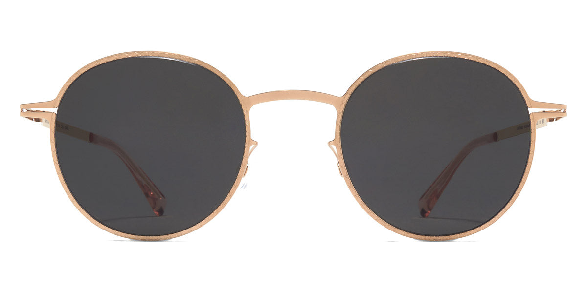 Mykita® NIS MYK NIS Champagne Gold / Dark Grey Solid 46 - Champagne Gold / Dark Grey Solid Sunglasses