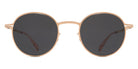 Mykita® NIS MYK NIS Champagne Gold / Dark Grey Solid 46 - Champagne Gold / Dark Grey Solid Sunglasses