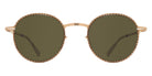 Mykita® NIS MYK NIS Champagne Gold/Black / Raw Green Solid 46 - Champagne Gold/Black / Raw Green Solid Sunglasses