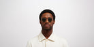 Mykita® NIS MYK NIS Shiny Silver / Dark Green Solid 46 - Shiny Silver / Dark Green Solid Sunglasses