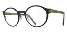 Blackfin® NORTHPORT BLF NORTHPORT 1601 48 - Black Ink/Army Dark Green Eyeglasses