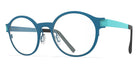 Blackfin® NORTHPORT BLF NORTHPORT 1603 48 - Deep Turquoise/Crystal Teal Green Eyeglasses
