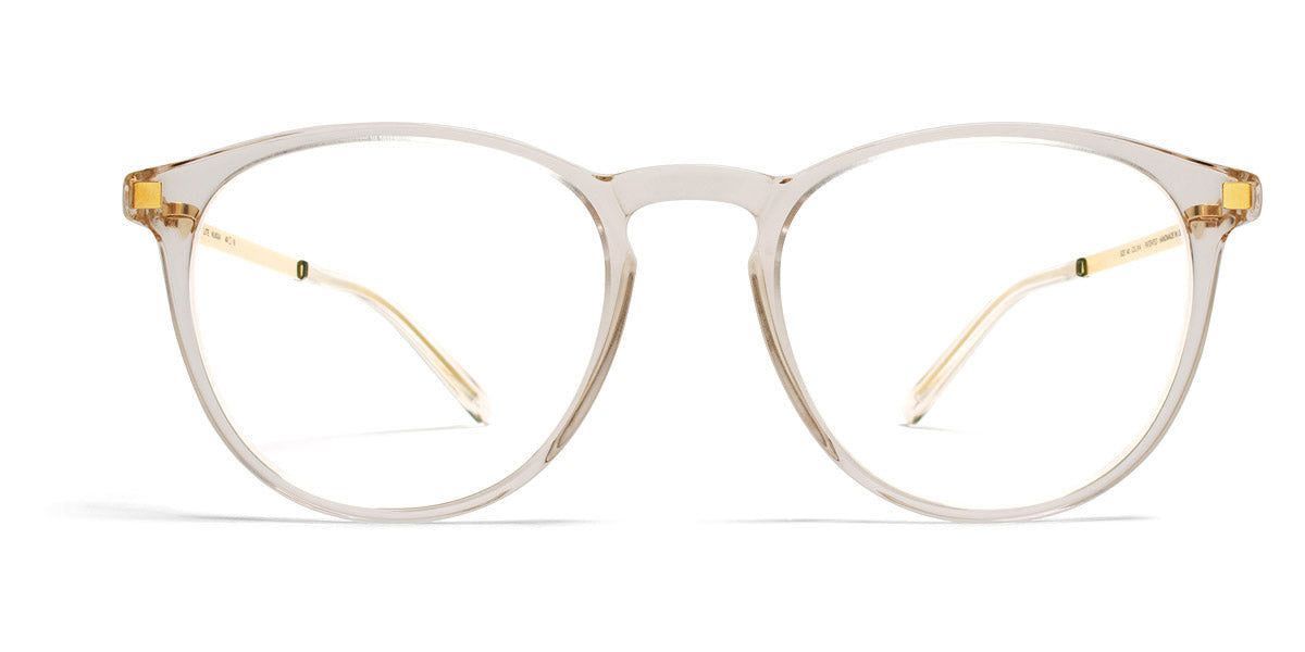 Mykita® NUKKA MYK NUKKA C1 Champagne/Glossy Gold 49 - C1 Champagne/Glossy Gold Eyeglasses