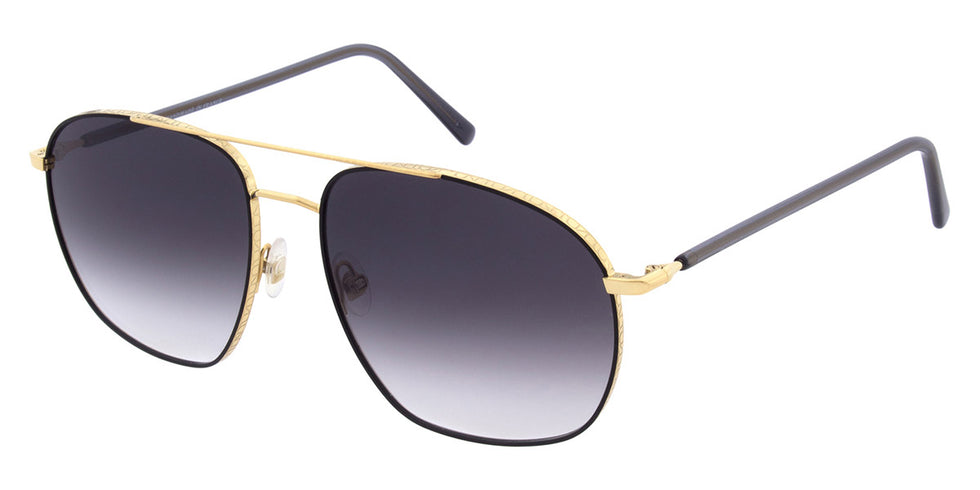 Andy Wolf® Oak Sun ANW Oak Sun 04 59 - Gold/Black Sunglasses