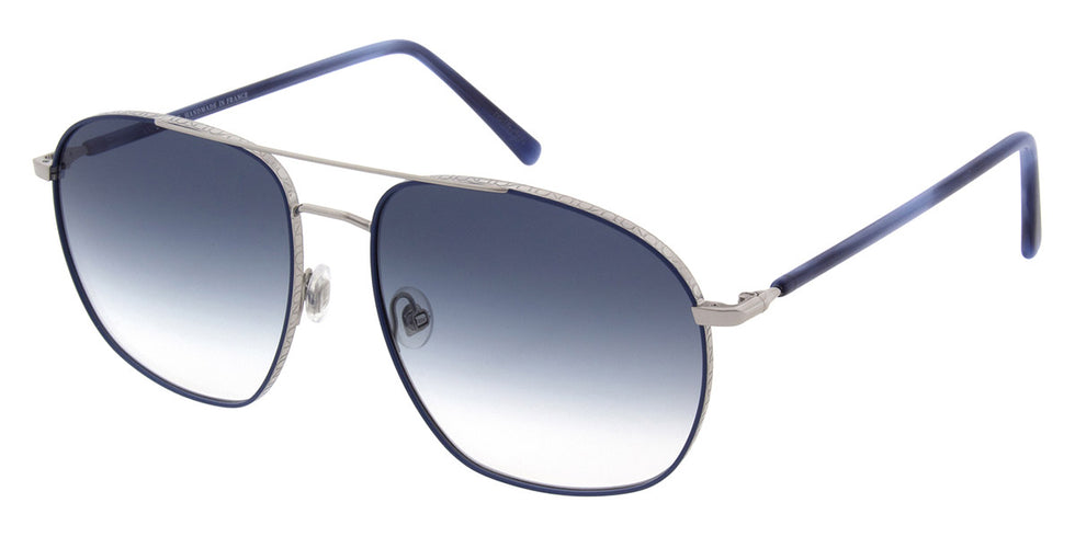 Andy Wolf® Oak Sun ANW Oak Sun 05 59 - Silver/Blue Sunglasses