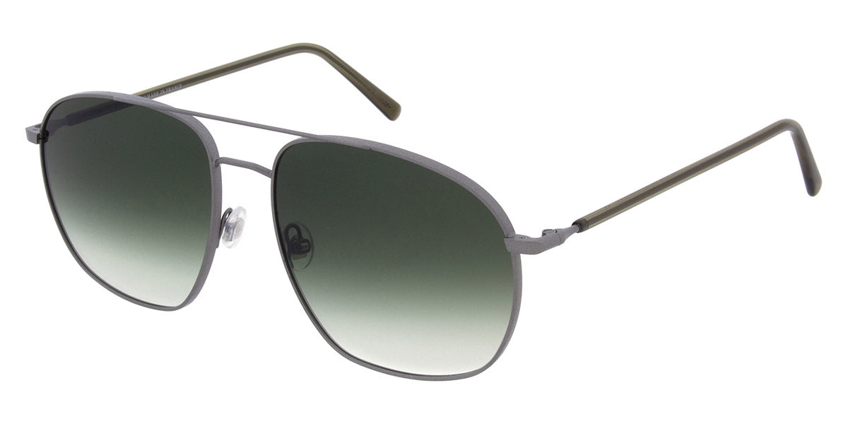 Andy Wolf® Oak Sun ANW Oak Sun 06 59 - Gun/Green Sunglasses