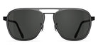 Blackfin® OCEAN PORT BLF Ocean Port Sun 1462 57 - Blackfin Black/Satin Silver Sunglasses
