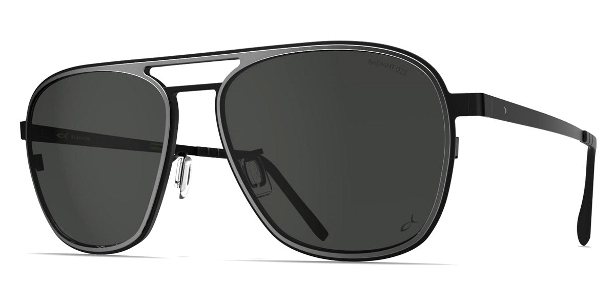 Blackfin® OCEAN PORT BLF Ocean Port Sun 1462 57 - Blackfin Black/Satin Silver Sunglasses