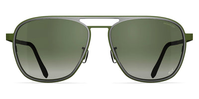 Blackfin® OCEAN PORT BLF Ocean Port Sun 1464 57 - Army Dark Green/Satin Silver Sunglasses