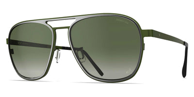 Blackfin® OCEAN PORT BLF Ocean Port Sun 1464 57 - Army Dark Green/Satin Silver Sunglasses