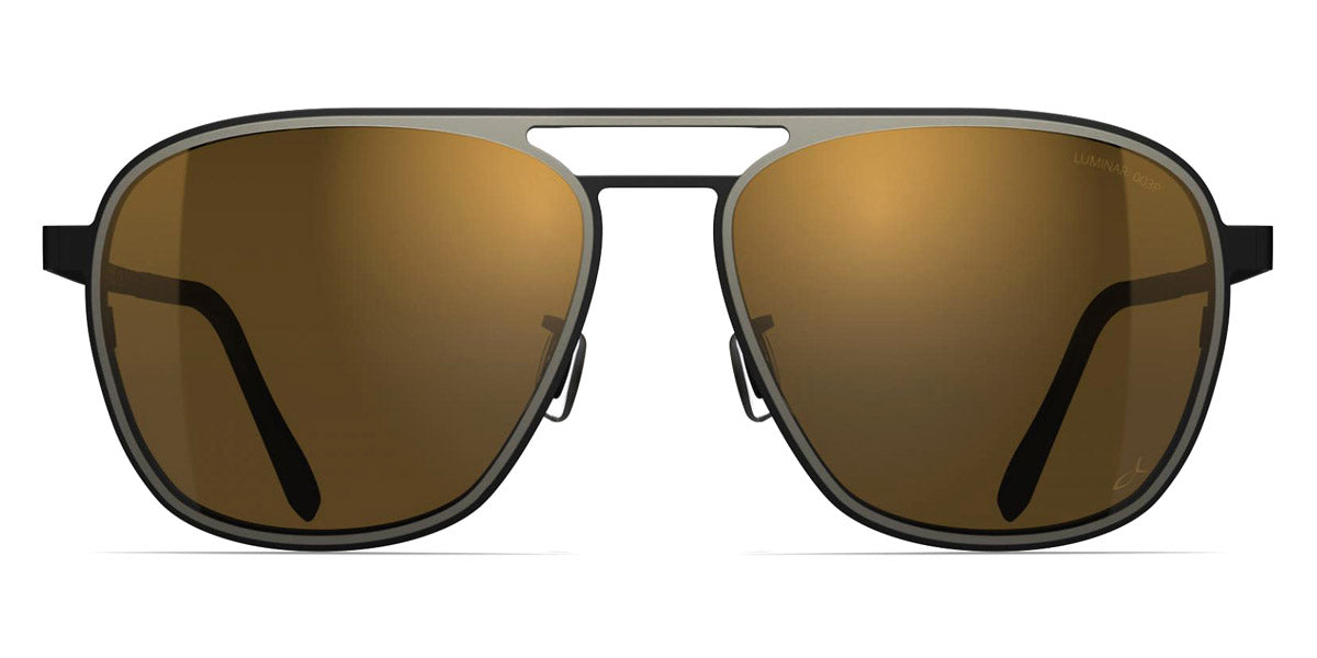 Blackfin® OCEAN PORT BLF Ocean Port Sun 1466 57 - Stone Gray/Blackfin Black With Luminar™ Ultra Hdr Lenses Sunglasses