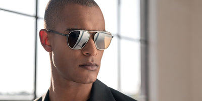 Blackfin® OCEAN PORT BLF Ocean Port Sun 1466 57 - Stone Gray/Blackfin Black With Luminar™ Ultra Hdr Lenses Sunglasses