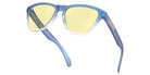 Oakley® OJ9006 FROGSKINS XS OJ9006 900642 53 Sunglasses - Matte Cyan/Blue/Clear Shift Fade / Prizm Gaming™ 2.0 Mirrored