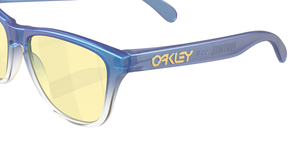 Oakley® OJ9006 FROGSKINS XS OJ9006 900642 53 Sunglasses - Matte Cyan/Blue/Clear Shift Fade / Prizm Gaming™ 2.0 Mirrored