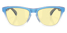 Oakley® OJ9006 FROGSKINS XS OJ9006 900642 53 Sunglasses - Matte Cyan/Blue/Clear Shift Fade / Prizm Gaming™ 2.0 Mirrored