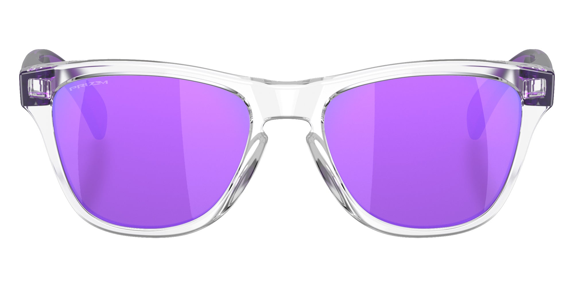 Oakley® OJ9009 FROGSKINS XXS OJ9009 900903 48 Sunglasses - Clear / Prizm Violet Mirrored