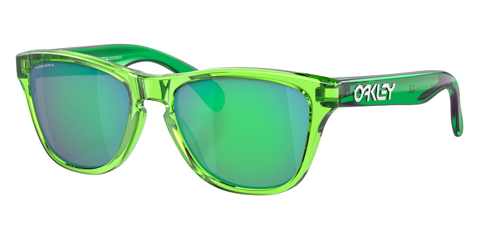 Oakley® OJ9009 FROGSKINS XXS OJ9009 900905 48 Sunglasses - Acid Green / Prizm Jade Mirrored