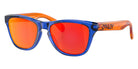 Oakley® OJ9009 FROGSKINS XXS OJ9009 900906 48 Sunglasses - Crystal Blue / Prizm Ruby Mirrored