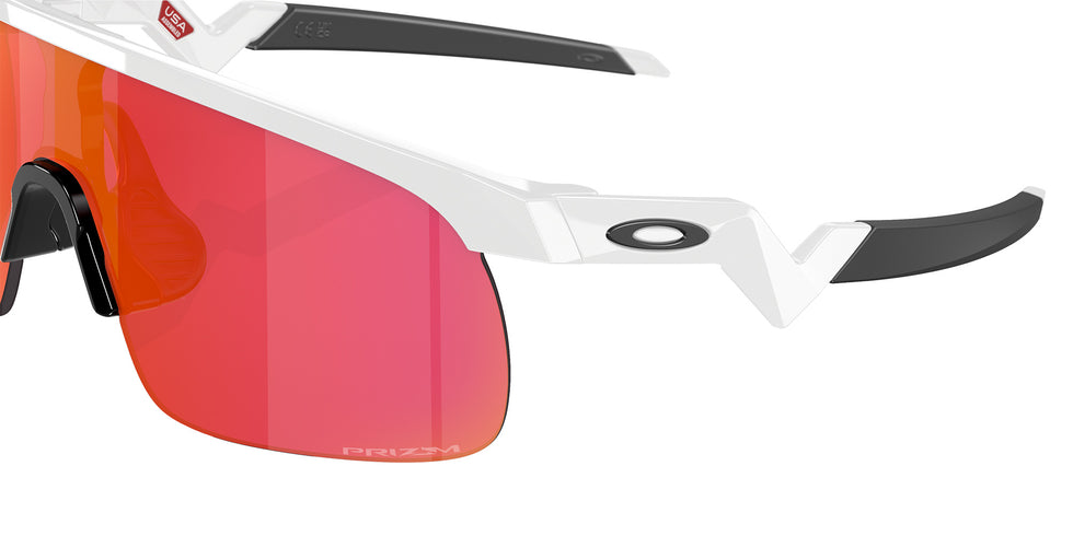 Oakley® OJ9010 RESISTOR OJ9010 901004 23 Sunglasses - Polished White / Prizm Field