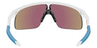 Oakley® OJ9010 RESISTOR OJ9010 901007 23 Sunglasses - Polished White / Prizm Sapphire Mirrored