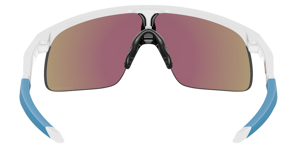 Oakley® OJ9010 RESISTOR OJ9010 901007 23 Sunglasses - Polished White / Prizm Sapphire Mirrored
