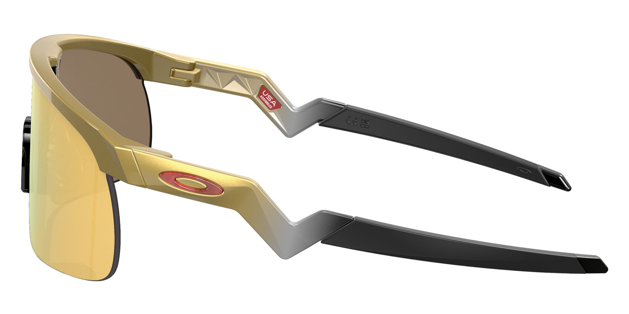 Oakley® OJ9010 RESISTOR OJ9010 901008 23 Sunglasses - Olympic Gold / Prizm 24K Mirrored