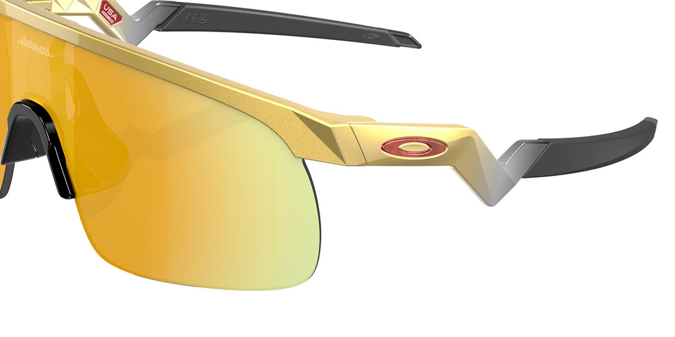 Oakley® OJ9010 RESISTOR OJ9010 901008 23 Sunglasses - Olympic Gold / Prizm 24K Mirrored