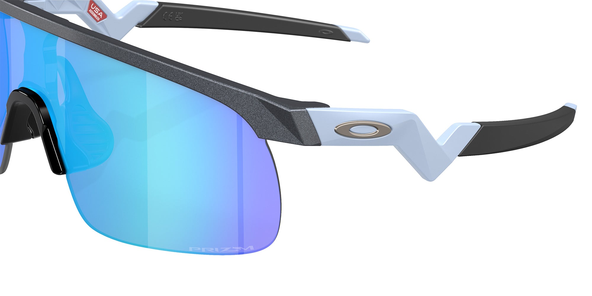 Oakley® OJ9010 RESISTOR OJ9010 901016 23 Sunglasses - Blue Steel / Prizm Sapphire Mirrored