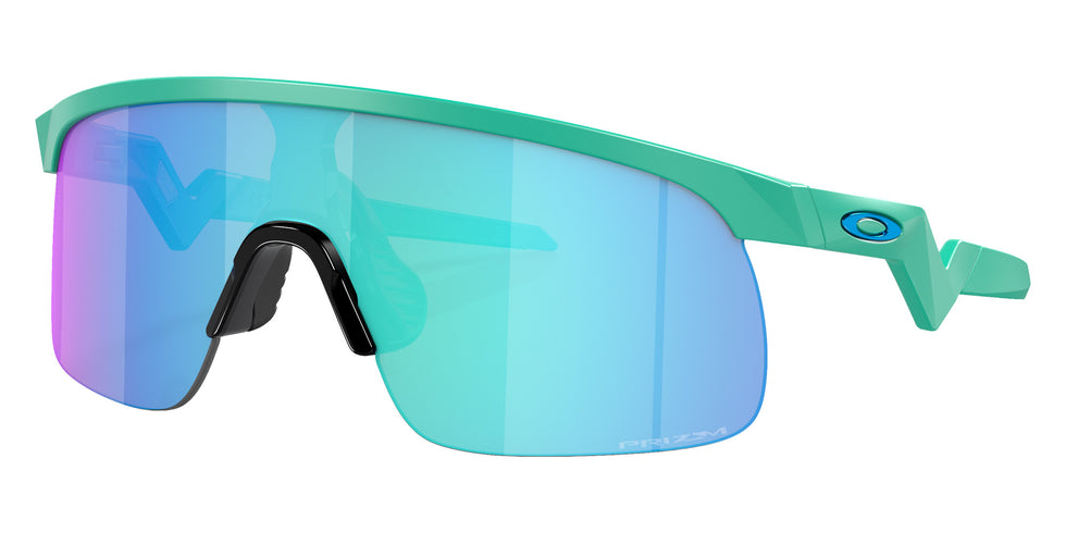 Oakley® OJ9010 RESISTOR OJ9010 901019 23 Sunglasses - Matte Celeste / Prizm Sapphire Mirrored