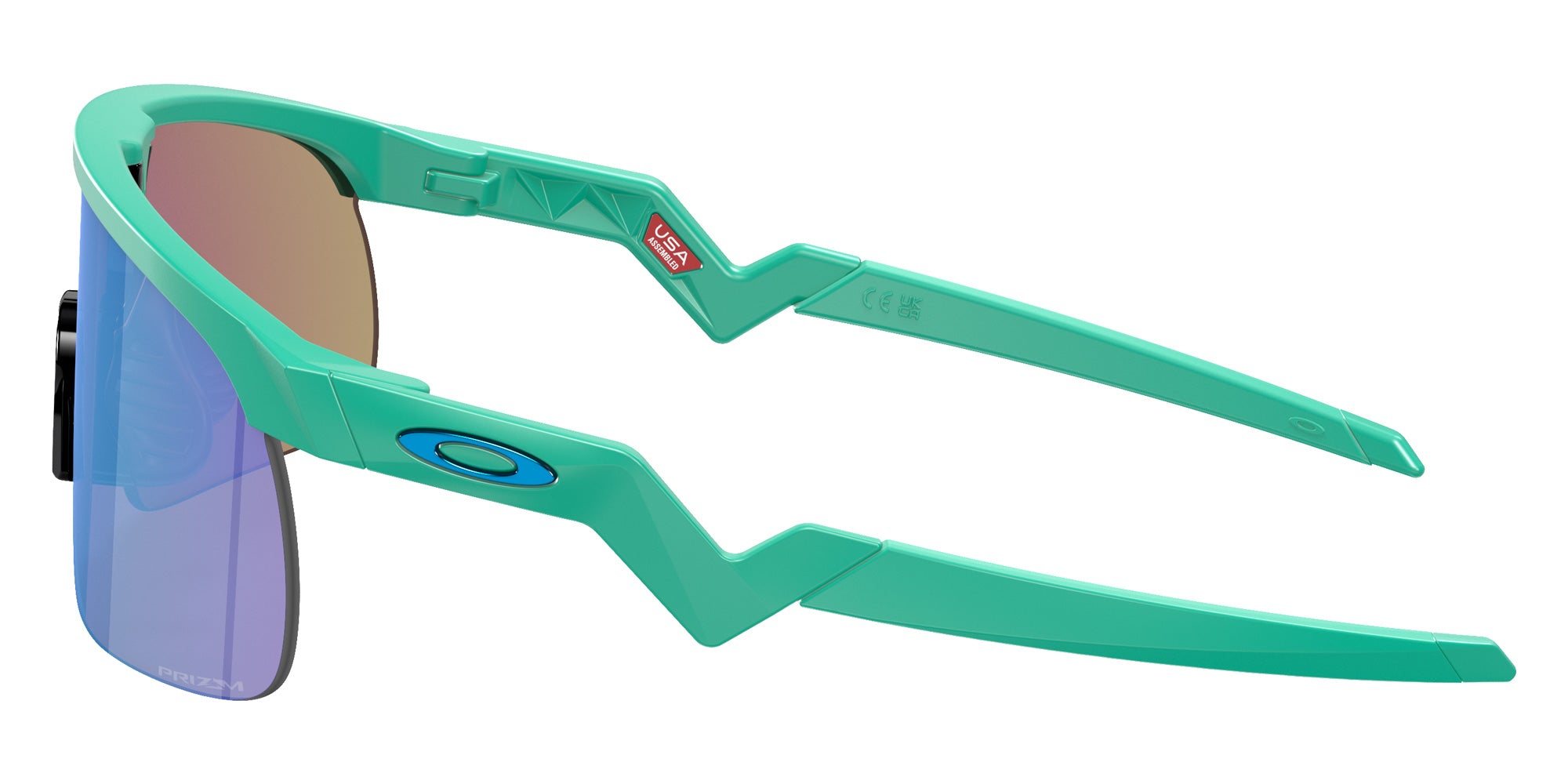 Oakley® OJ9010 RESISTOR OJ9010 901019 23 Sunglasses - Matte Celeste / Prizm Sapphire Mirrored