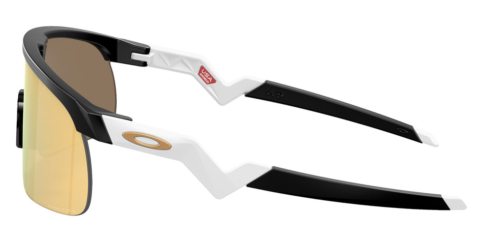 Oakley® OJ9010 RESISTOR OJ9010 901023 23 Sunglasses - Matte Black / Prizm 24K Mirrored
