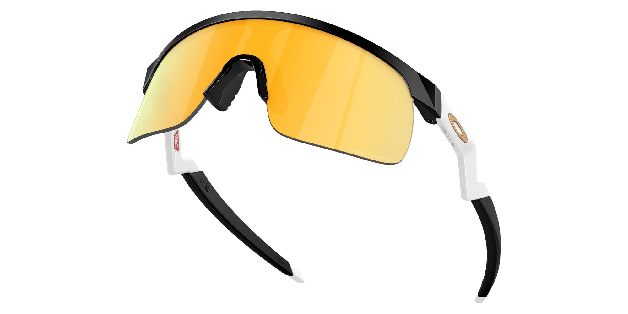 Oakley® OJ9010 RESISTOR OJ9010 901023 23 Sunglasses - Matte Black / Prizm 24K Mirrored