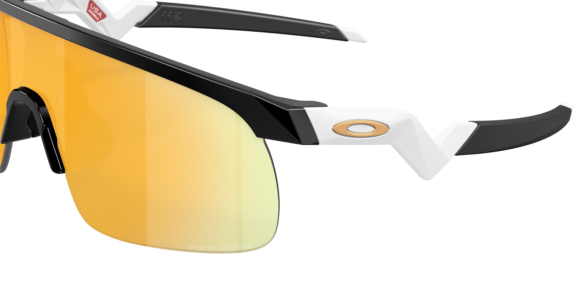 Oakley® OJ9010 RESISTOR OJ9010 901023 23 Sunglasses - Matte Black / Prizm 24K Mirrored