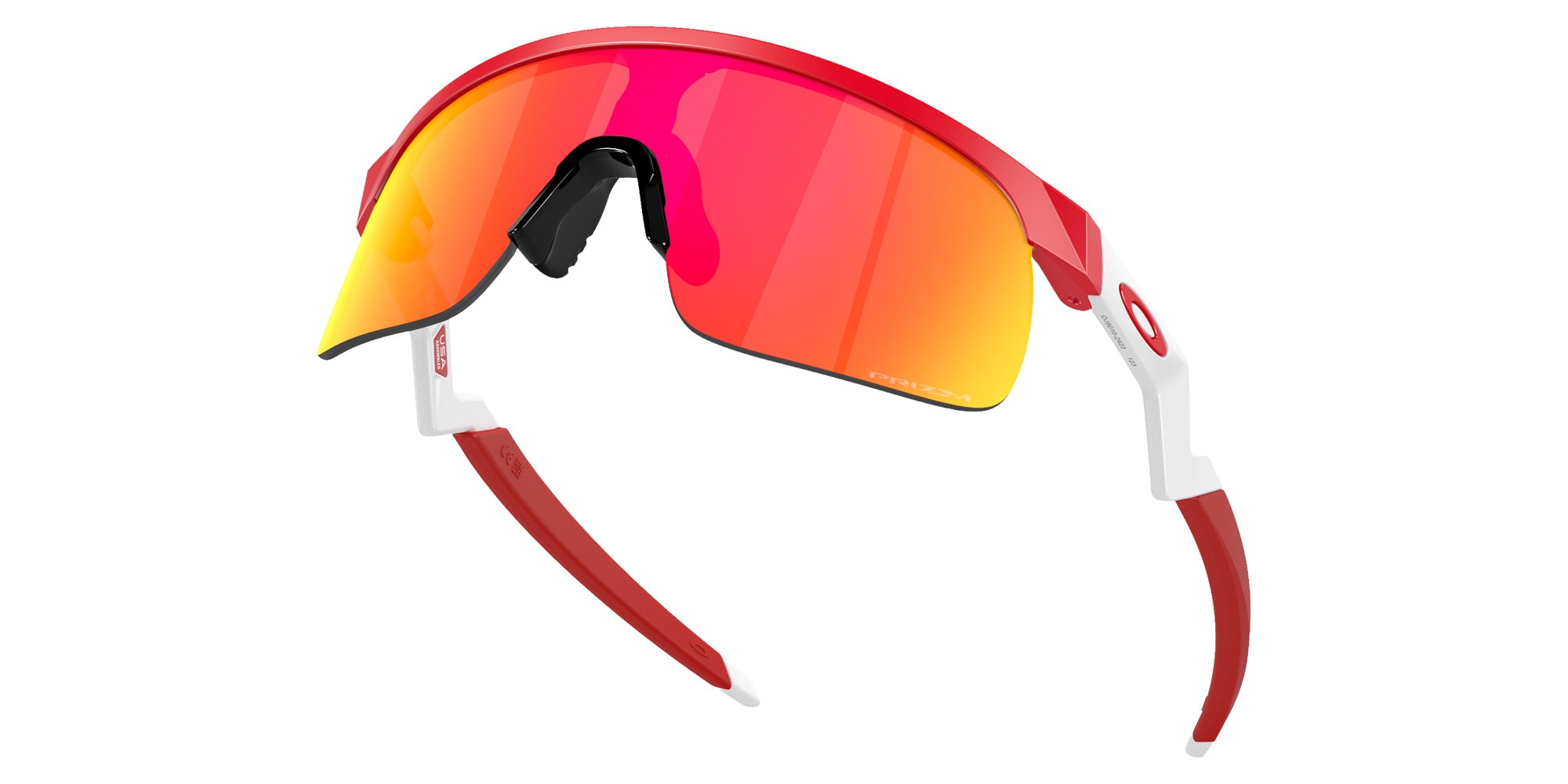 Oakley® OJ9010 RESISTOR OJ9010 901024 23 Sunglasses - Matte Redline / Prizm Field Mirrored