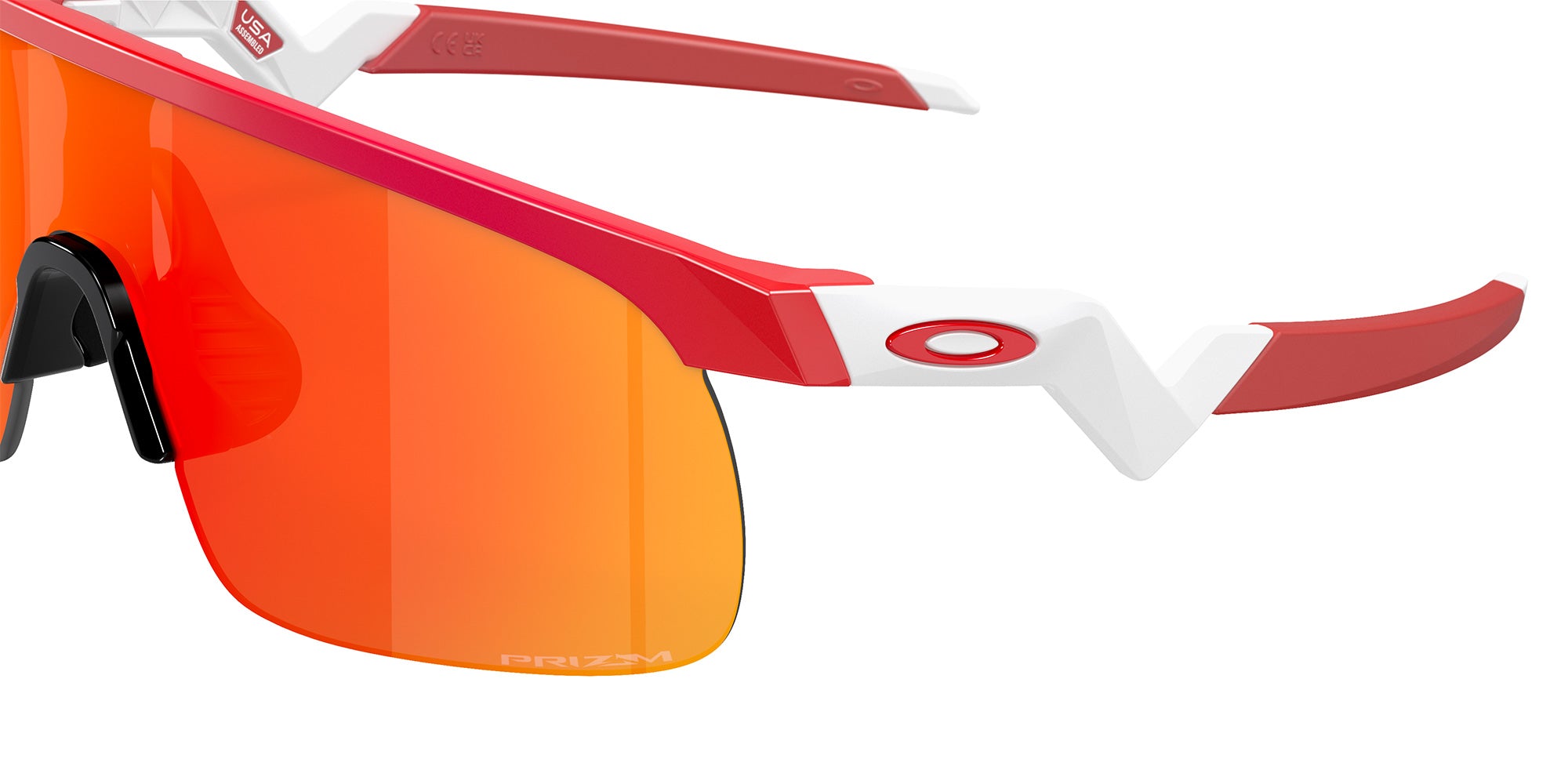 Oakley® OJ9010 RESISTOR OJ9010 901024 23 Sunglasses - Matte Redline / Prizm Field Mirrored