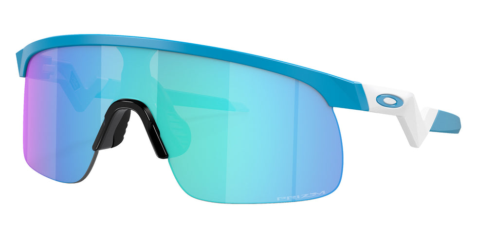 Oakley® OJ9010 RESISTOR OJ9010 901025 23 Sunglasses - Matte Sky Blue / Prizm Sapphire Mirrored