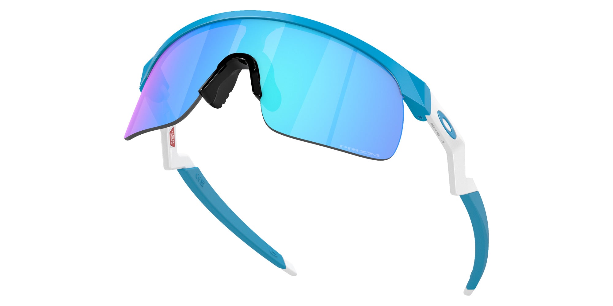 Oakley® OJ9010 RESISTOR OJ9010 901025 23 Sunglasses - Matte Sky Blue / Prizm Sapphire Mirrored
